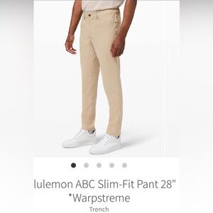 Lululemon ABC Slim-Fit Pants